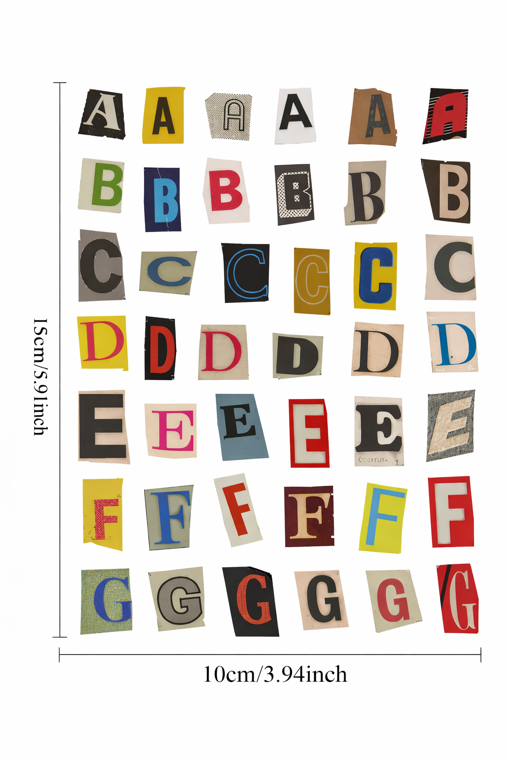 Vintage Letter Sticker Collection | Miller & Clove
