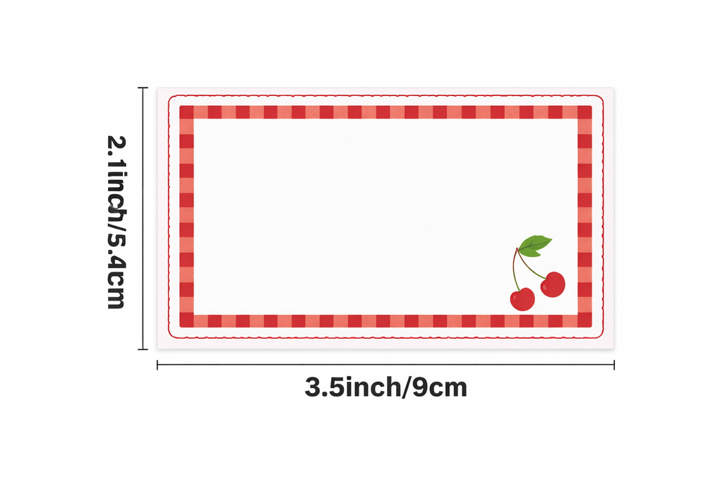 Cherry Gingham Message Cards | Miller & Clove