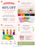Mini Colored Pencil & Notebook Set | Miller & Clove