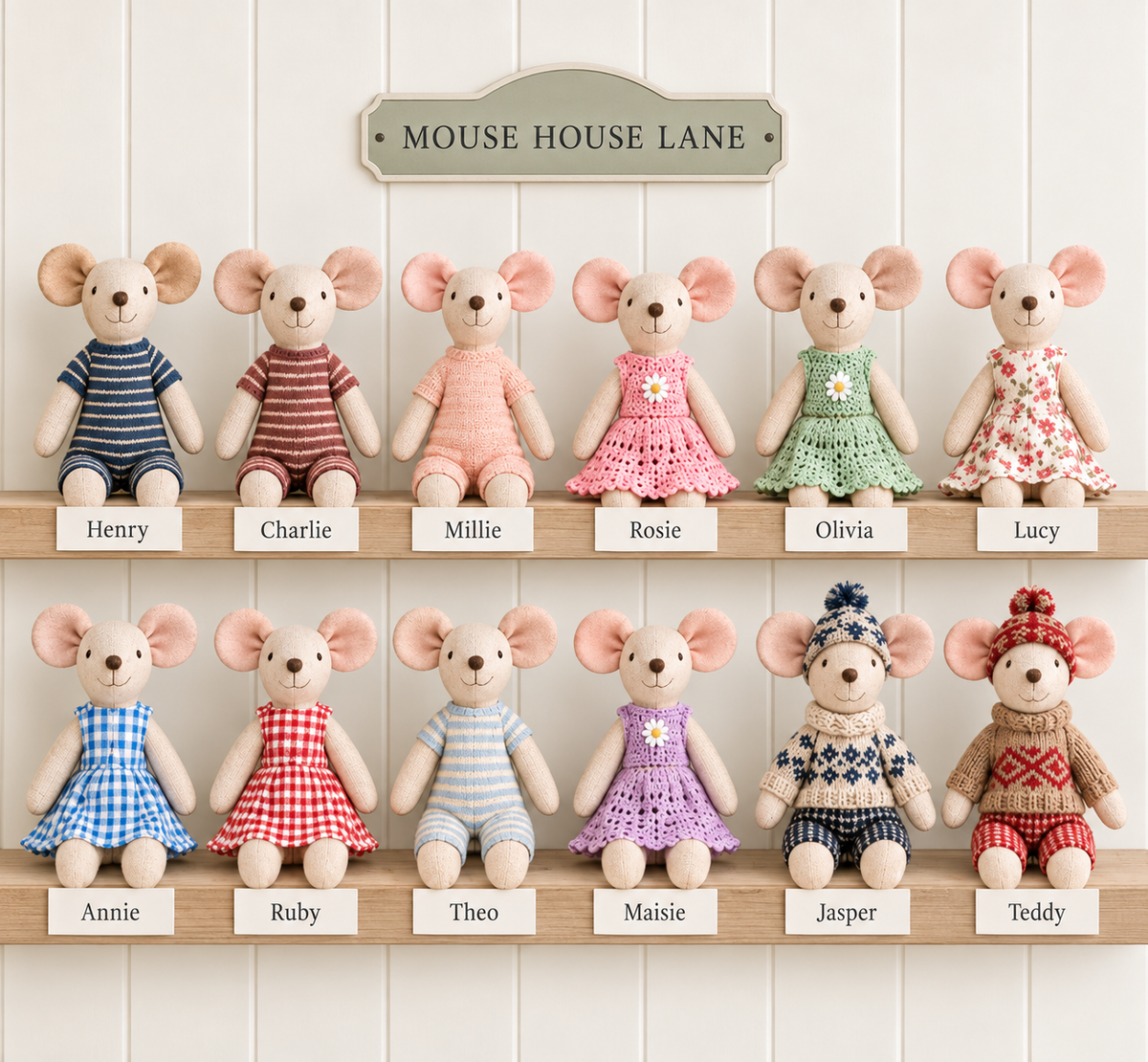 Miller & Clove Mouse Gift set | Gift Box, Adoption Certificate and House