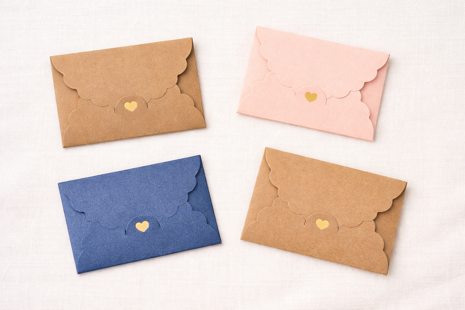 Mini Scalloped Gift Card Holders | Miller & Clove