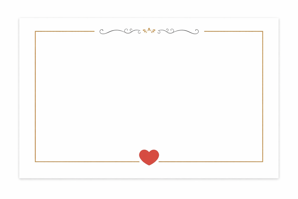 Heart Table Place Cards | Miller & Clove