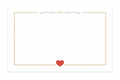 Heart Table Place Cards | Miller & Clove