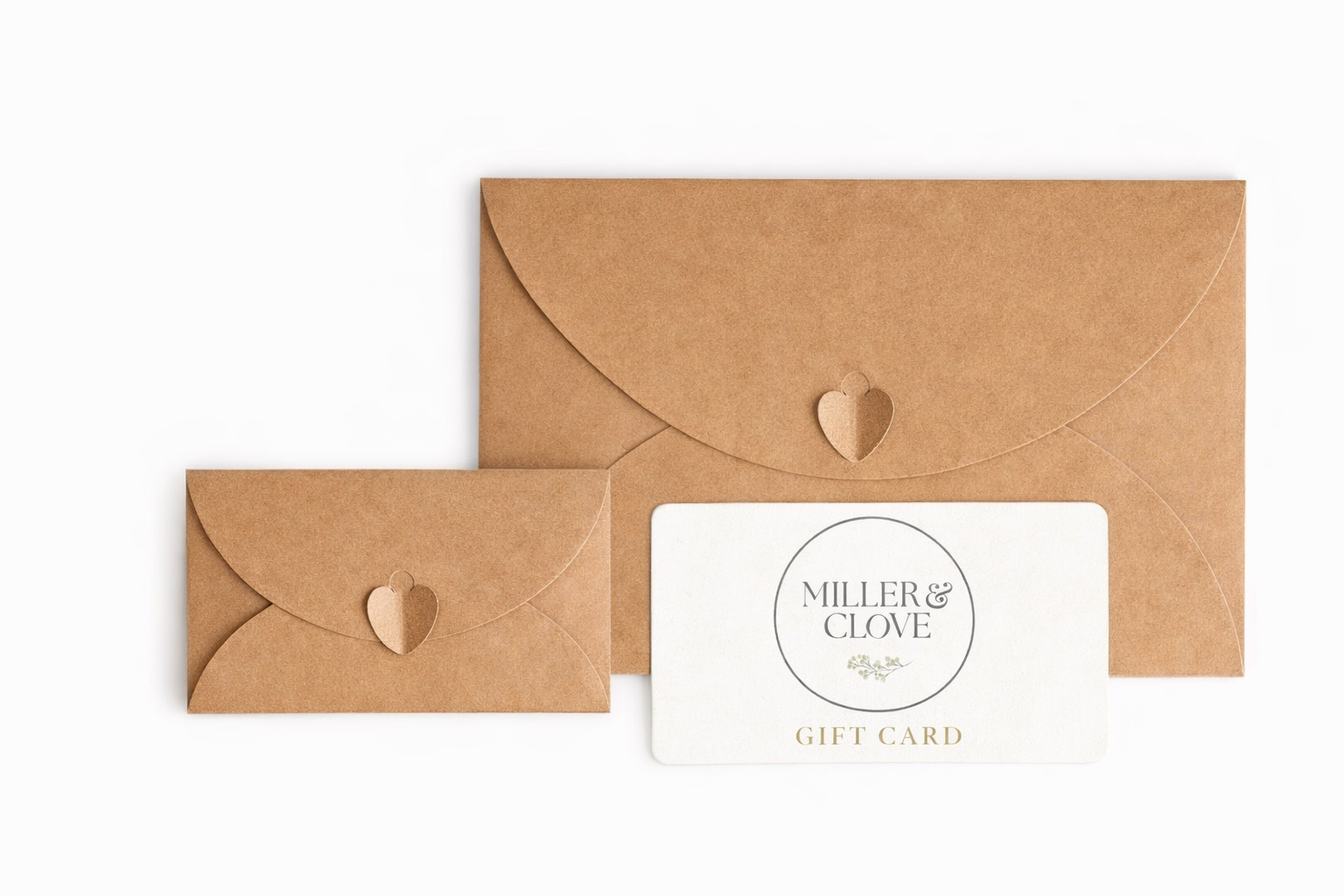Kraft Gift Card Envelopes | Miller & Clove