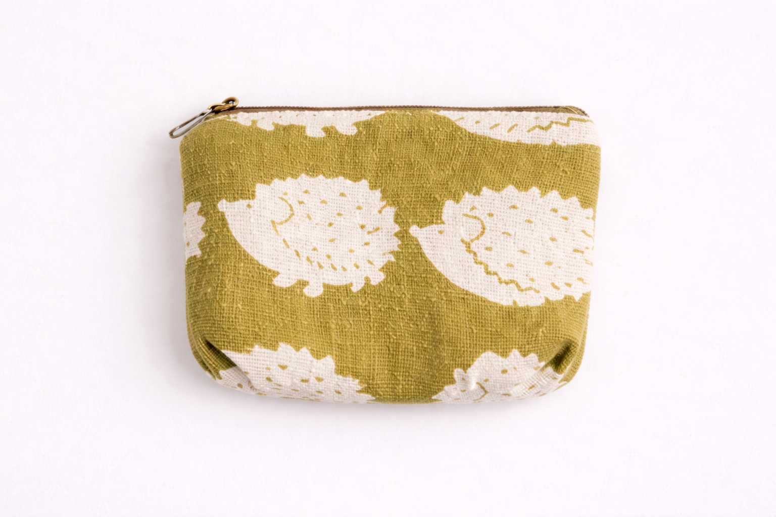 Hedgehog Mini Canvas Coin Bag | Miller & Clove
