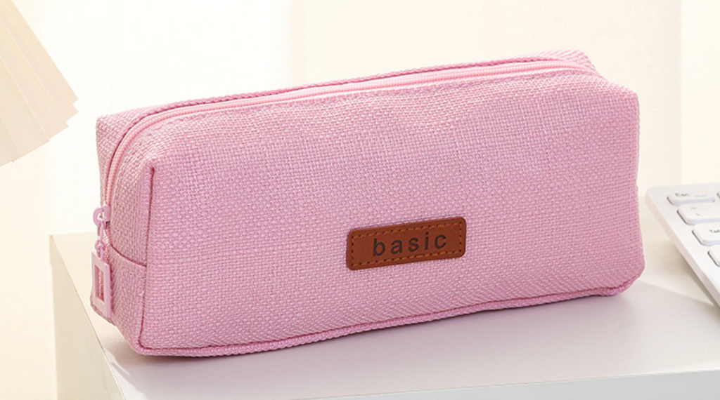 Pink Minimalist Pencil Case | Miller & Clove