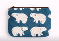 Polar Bear Mini Canvas Coin Bag | Miller & Clove