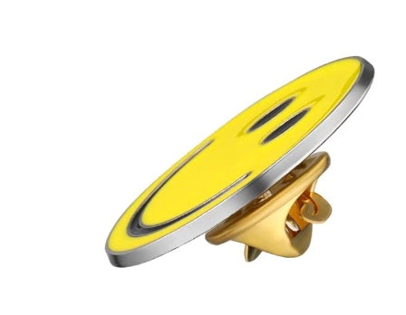 Smiley Face Enamel Pin