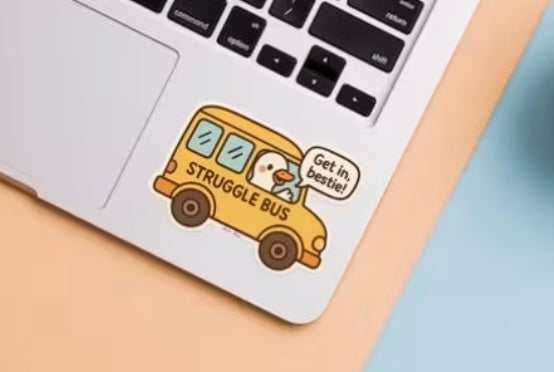 Struggle Bus Vinyl Sticker | Miller & Clove