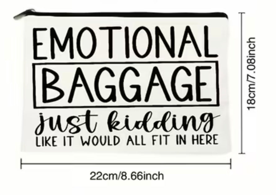 Emotional Baggage Makeup Bag