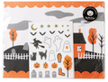 Halloween Placemats with Stickers, 12-Pack