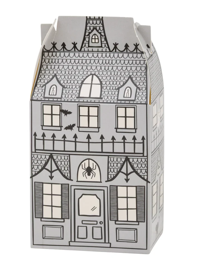 Haunted House Halloween Gable Treat Boxes, 12-Pack