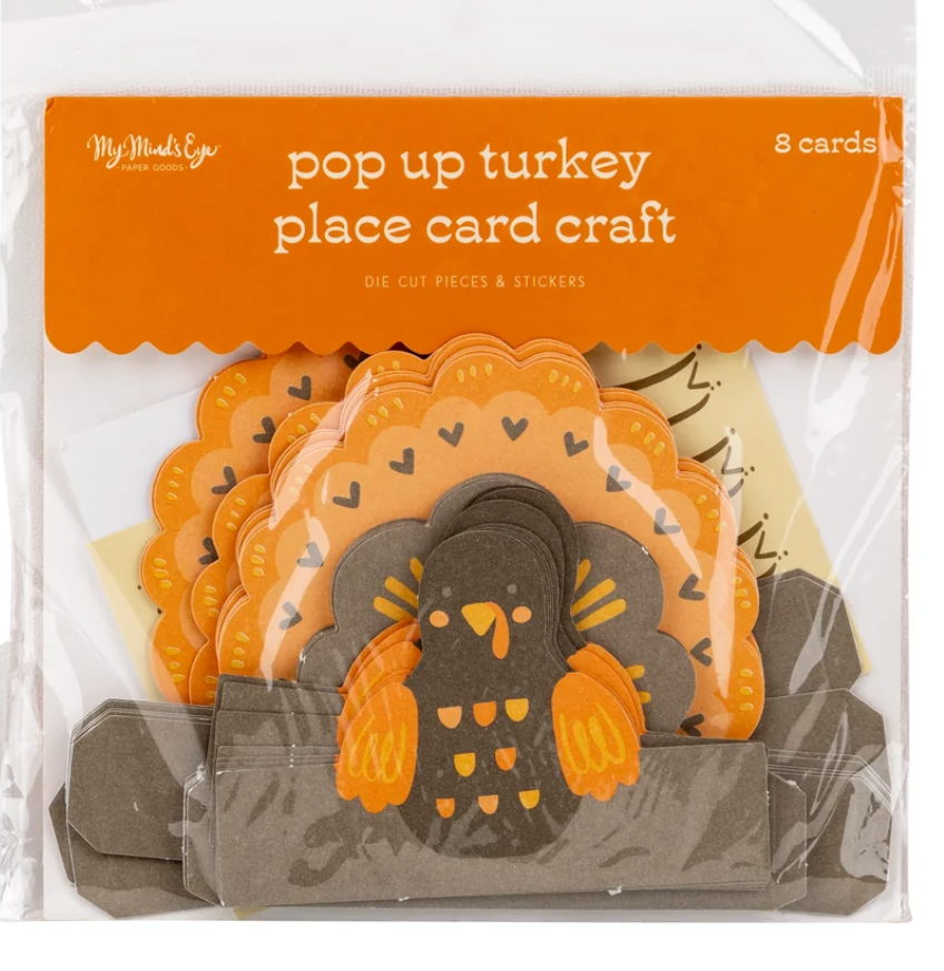 Pop-Up Turkey Place Card Craft Kit