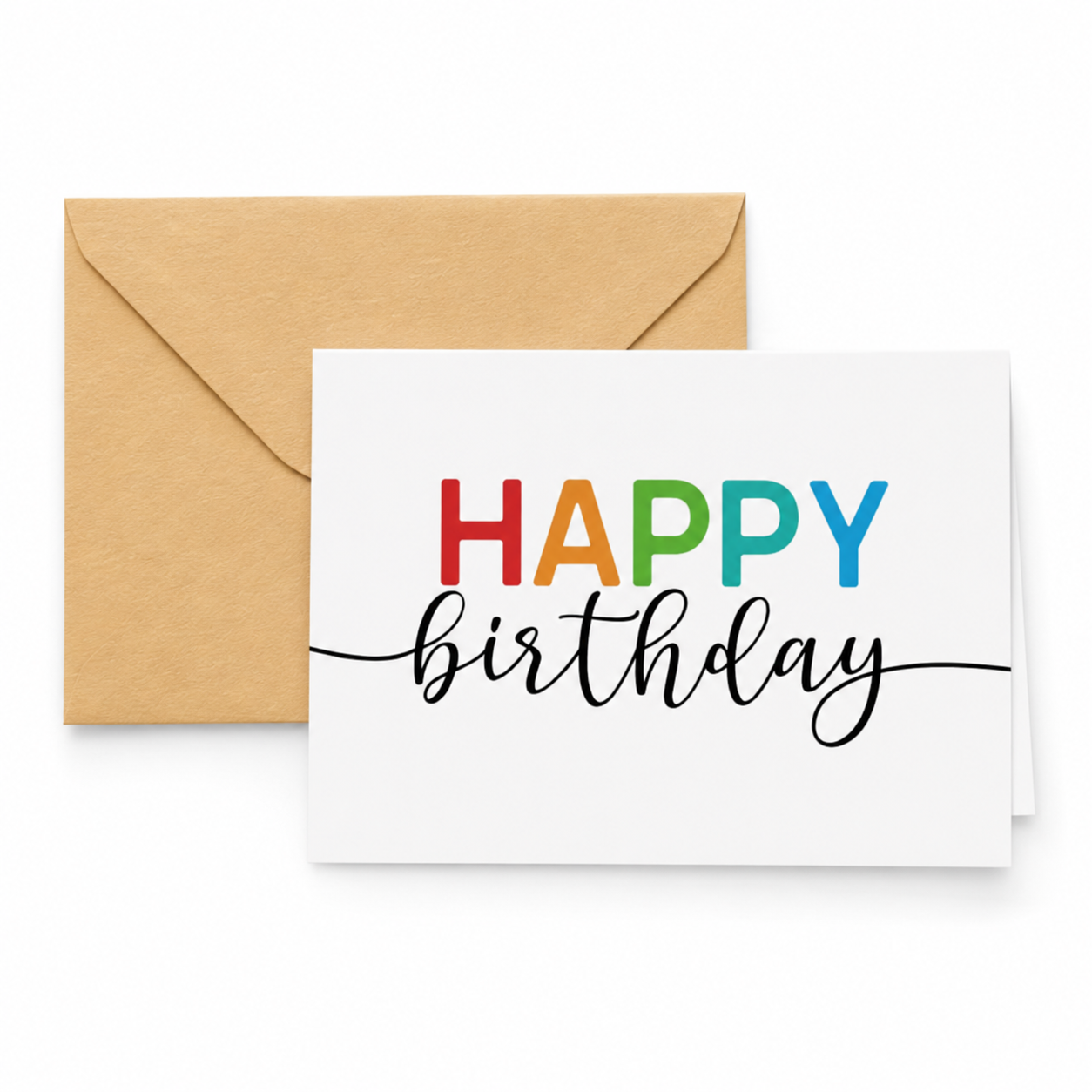 Birthday Card Set - Assorted Designs (Set of 6)