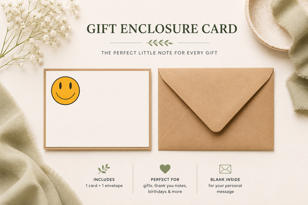 Smiley Gift Enclosure Card