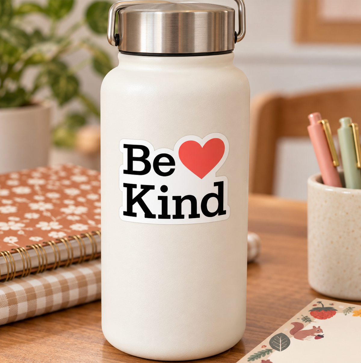 Be Kind Removable Waterproof Vinyl Sticker