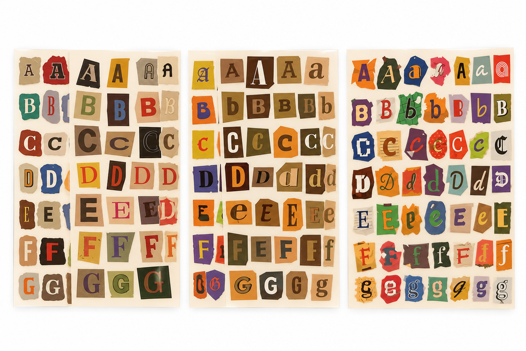 Alphabet Stickers, 1,000+ Letters, Numbers & Symbols