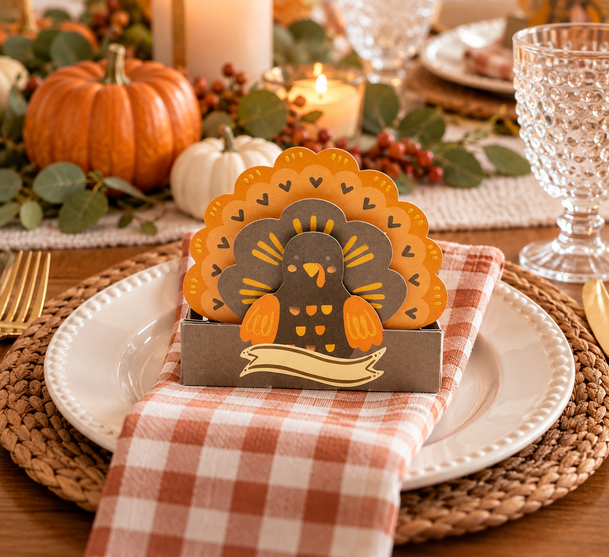 Pop-Up Turkey Place Card Craft Kit