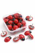 Wooden Ladybug Pushpins