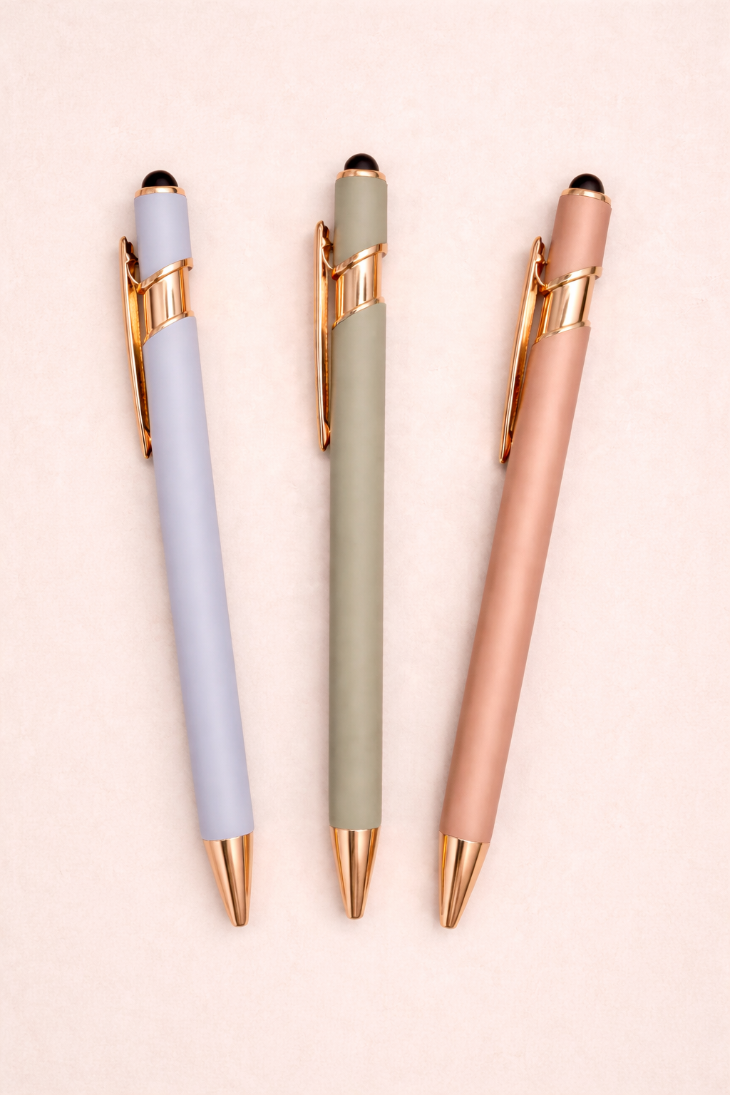 3 pack pen set- Light Blue/Sage Green/ Pink