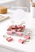Pink Heart Binder Clips | Miller & Clove