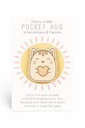 Wooden Pocket Hug – Cat | Thinking of You Gift