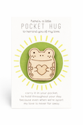 Wooden Pocket Hug – Frog | Thinking of You Gift