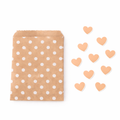 Polka Dot Craft Bags with Heart Stickers | Miller & Clove