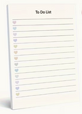 Heart Checklist To-Do Notepad