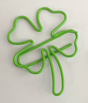 Lucky Clover Paper Clips