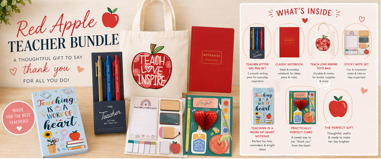 Red Apple Teacher Bundle