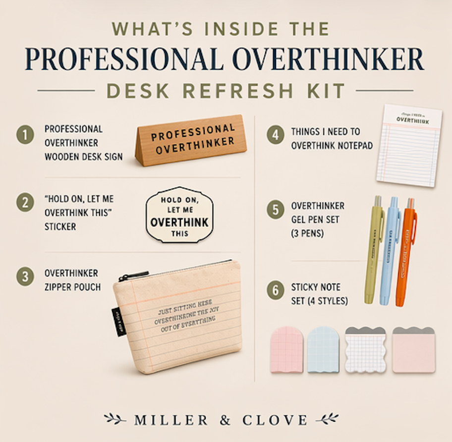 Certified Overthinker Desk Refresh