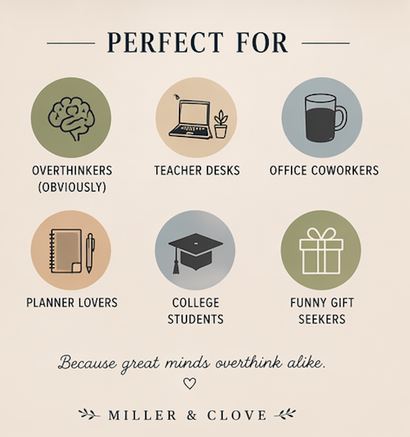 Certified Overthinker Desk Refresh