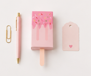 Ice Cream Pop Treat Boxes | Set of 6