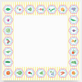 Lively Produce Square Notepad