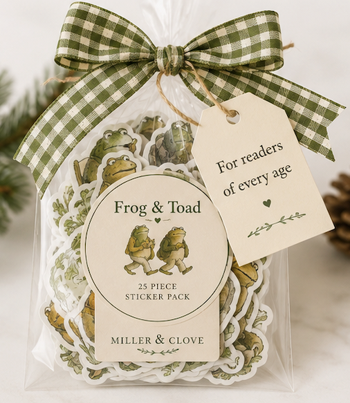 Frog & Toad Collection Sticker Pack | 25 Cozy Reading Stickers