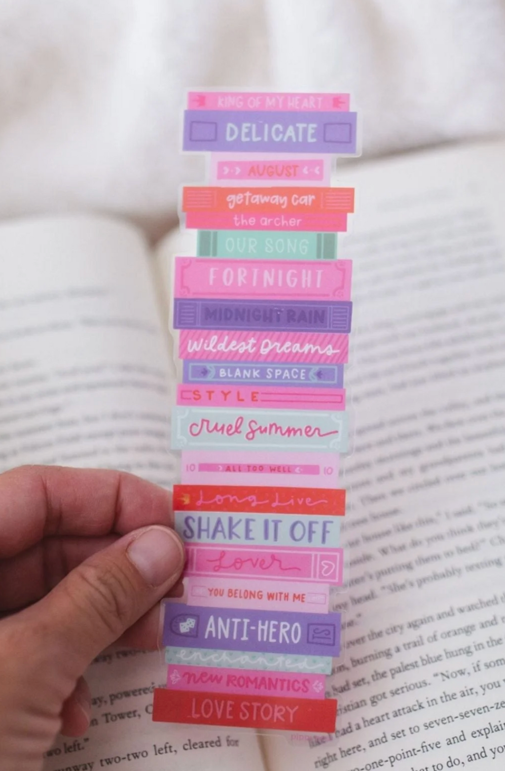 Book Tour Transparent Bookmark