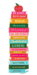Affirmations Book Stack Transparent Bookmark