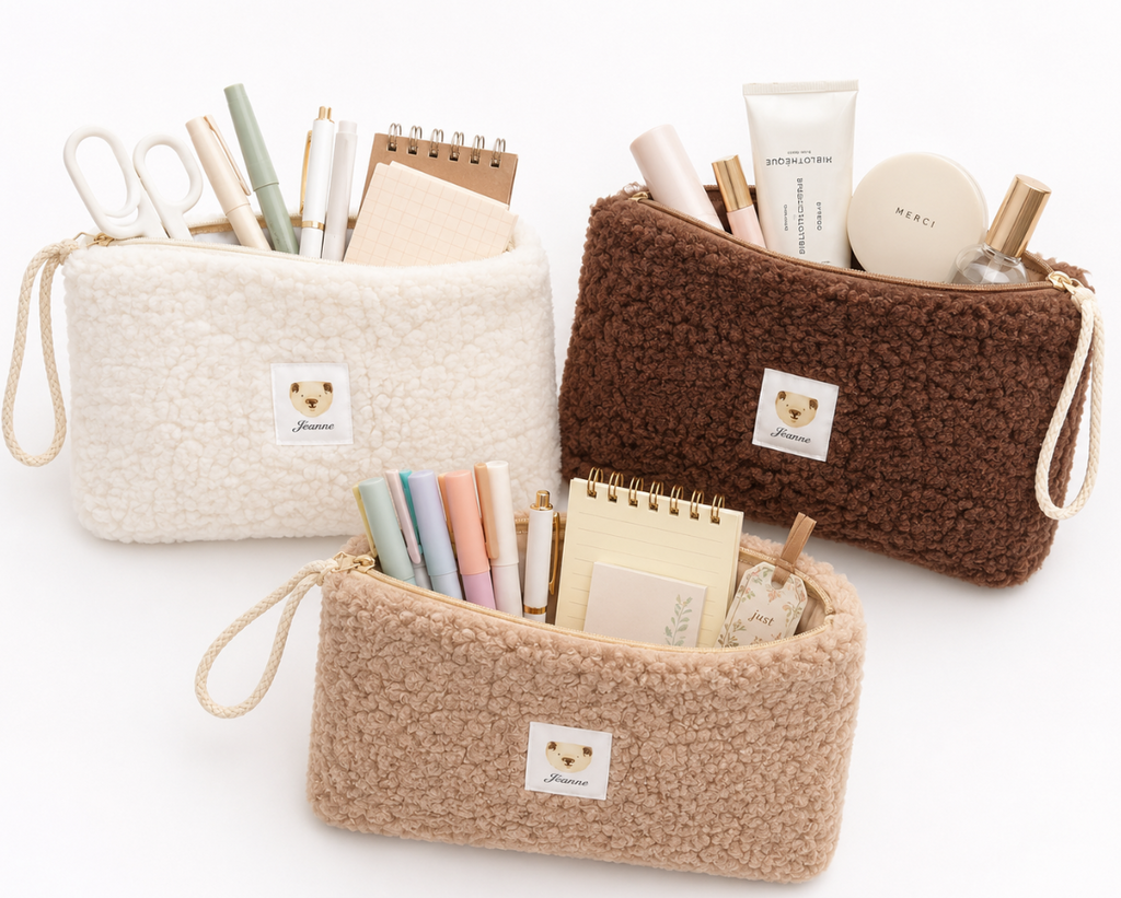 Cozy Teddy Pouch