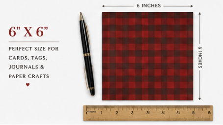 Cozy Christmas 6x6 Designer Paper Pad