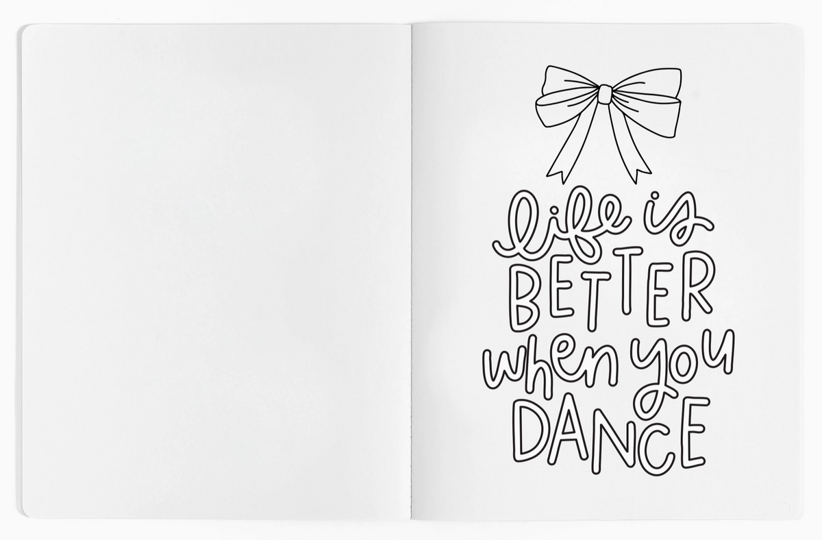 Dance Is Magic Coloring Book