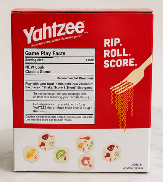 Cup Noodles Yahtzee Game