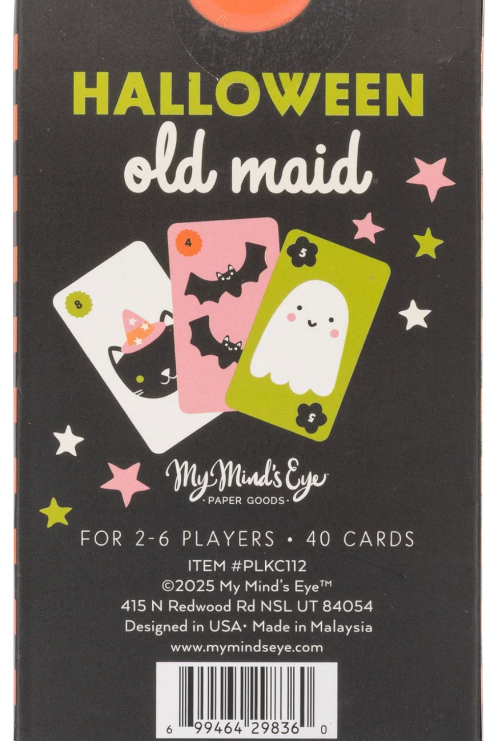 Halloween Old Maid Card Game – 40 Cards