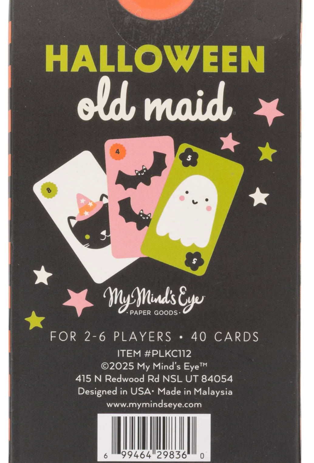 Halloween Old Maid Card Game – 40 Cards