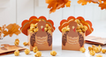 Thanksgiving Treat Cups with Gold Foil – Set of 8