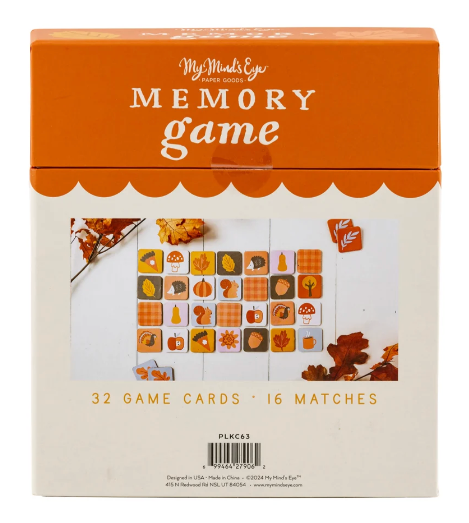Harvest Memory Matching Game for Kids – 32 Cards