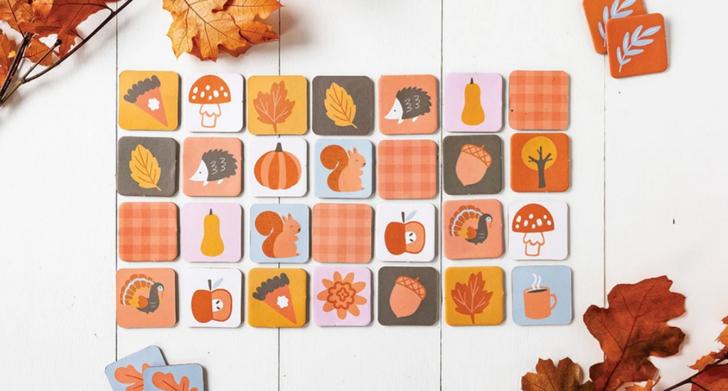 Harvest Memory Matching Game for Kids – 32 Cards