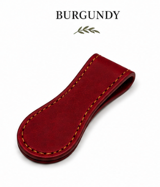 100% Genuine Leather Magnetic Bookmark | Handmade Leather Page Marker | 6 Colors