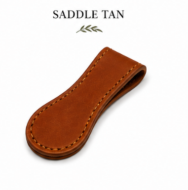 100% Genuine Leather Magnetic Bookmark | Handmade Leather Page Marker | 6 Colors