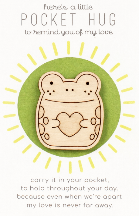 Wooden Pocket Hugs | Mini Thinking of You Gifts